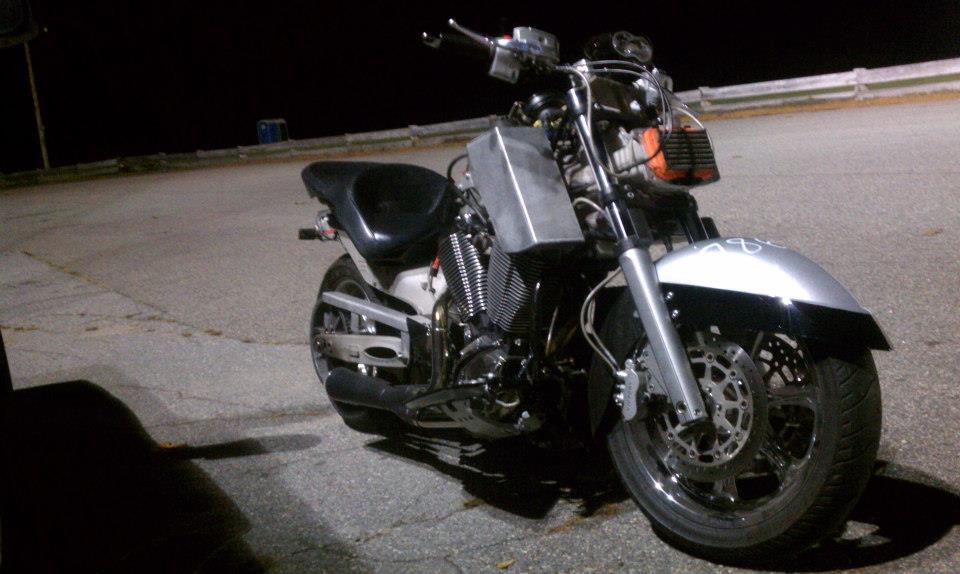 Maiden voyage down the dragstrip @ New England Dragway!!  11.93@109mph on a completly stock motor, stock air intake & no fuel controller, just Bassani exhaust...